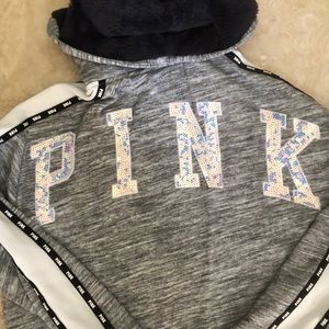 New women’s Pink zip up hoodie